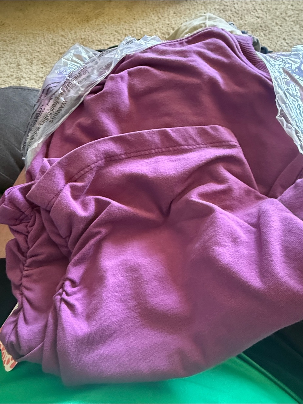 Free People Cross Over Set Purple - Picture 4 of 9